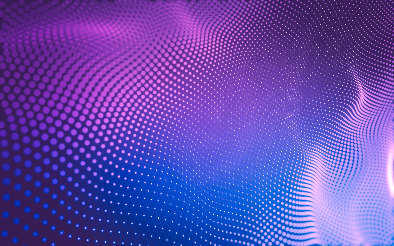 Abstract background. Molecules technology with polygonal shapes, connecting dots and lines. Connection structure. Big data visualization. 